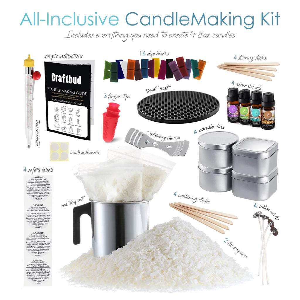 DIY Candle Making Supplies - Kit for Adults and Beginners